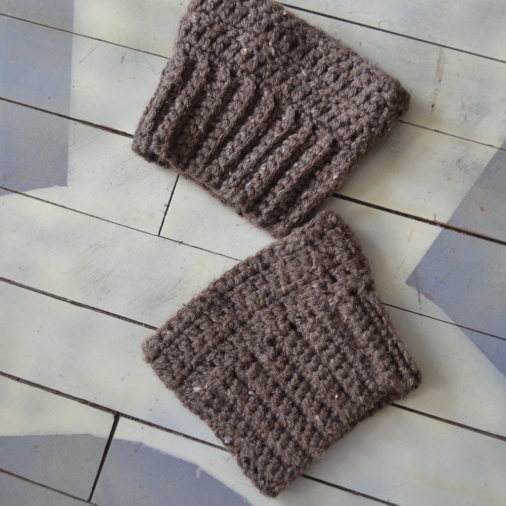Crochet Boot Cuffs